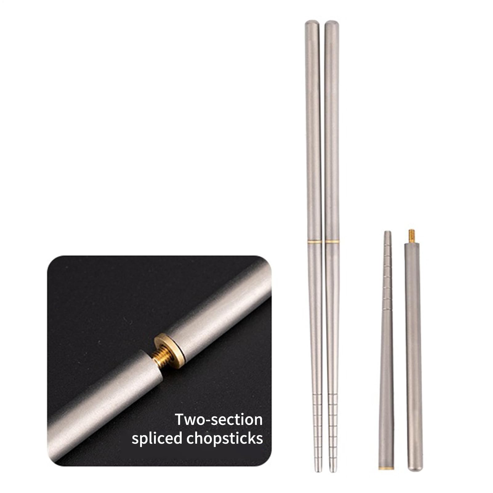 Tragbares Besteck Vierteiliges Titan Besteck Set