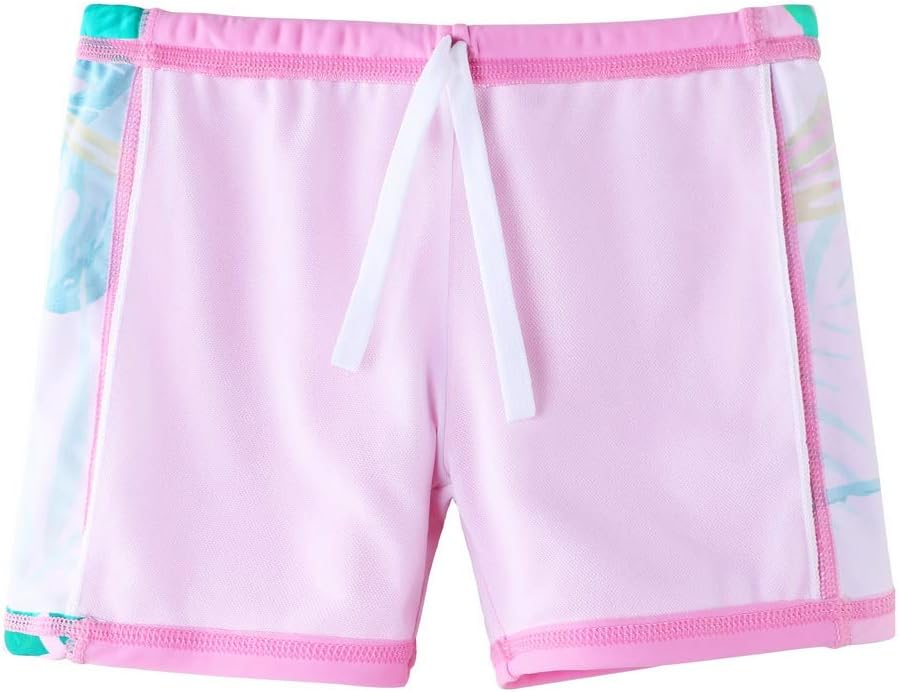 Girls Two Piece Swimsuit Floral UPF 50+ Rash Guard Set Kids Beach Swimwear - Image 5