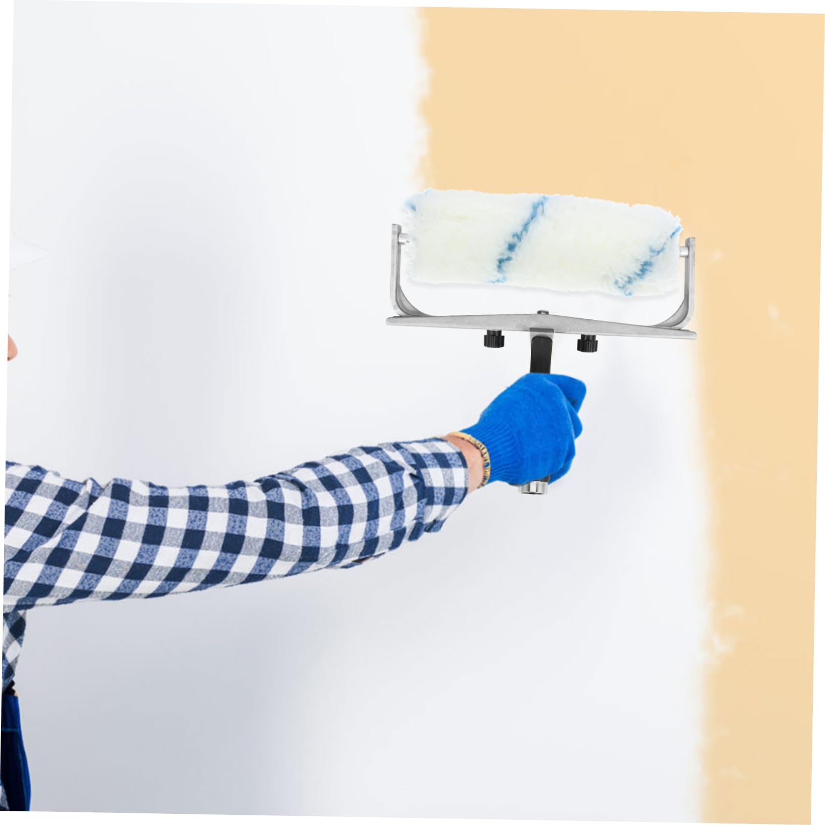 SHINEOFI 4 Stück Verstellbarer Farbrollerhalter Universeller Wandmalwerkzeugrahmen für Heimdekoration und Bauprojekte Stabil und Langlebig für Professionelle Maler und Diy Enthusiasten