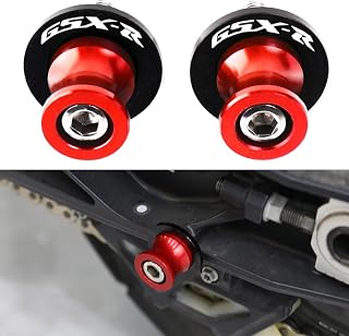 8MM M8*1.5 Swing Arm Spools,Motorcycle Stand Sliders Fits GSXR 600 750,Red