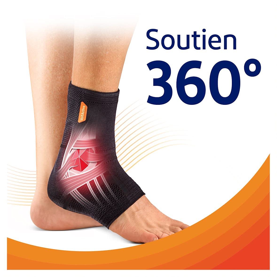 Tobillera recta XS para aliviar el dolor en el tobillo durante tus actividades diarias/deportivas, 100 años de experiencia ortopédica