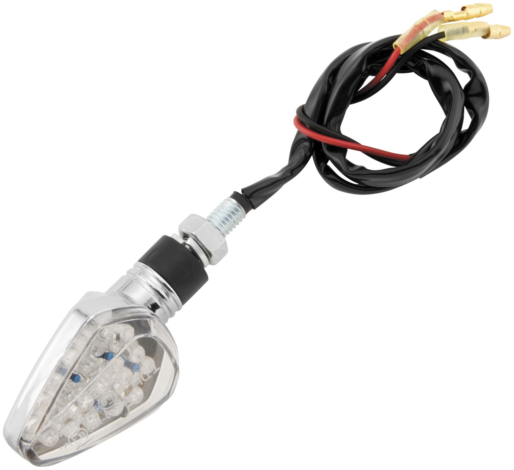 BikeMaster Arrow Head LED Turn Signals - Chrome 101025-16C
