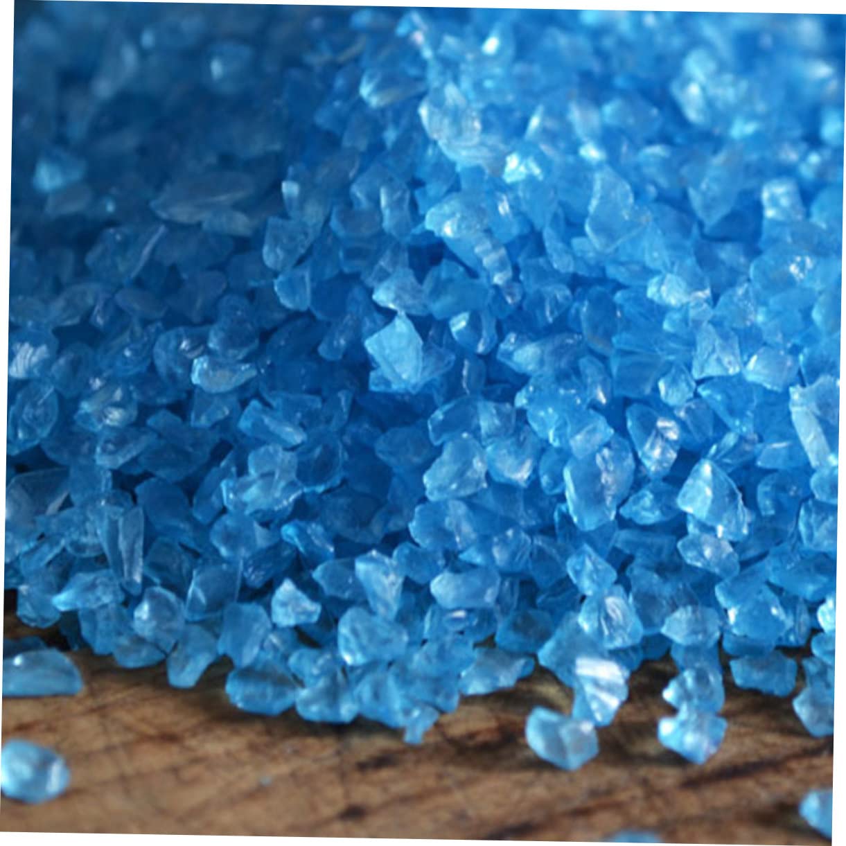 Sable DéCoratif Bleu pour Aquarium - Gravier Naturel SûR pour Poissons Sol De Bac Et Terrarium IdéAl pour DéCoration Et Entretien