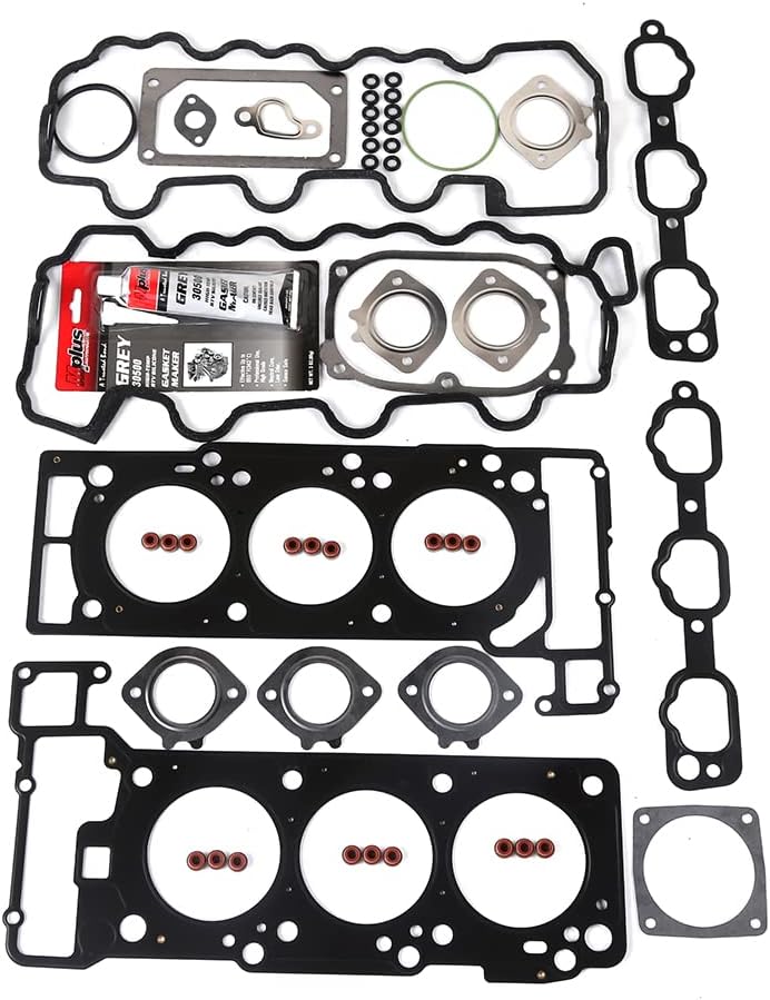 HS26433PT Head Gasket Set fit 2005-2006 for Chrysler Crossfire 3.2L, 1998-2005 for Mercedes-Benz CLK320 3.2L, E320, 2002-2004 C32 AMG, SLK32 AMG, 2001-2004 C320, SLK320, 1998-2003 ML320 3.2L