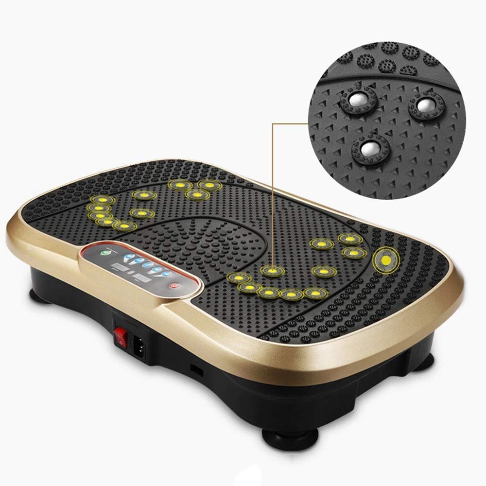 Wibracyjny przyrząd do ćwiczeń Fitness Trenażer wibracyjny Ultra cienka płyta wibracyjna Shiatsu Wyciszenie Masaż Regulowana wibracja Łatwe przechowywanie w celu utraty wagi i ujędrniania ciała