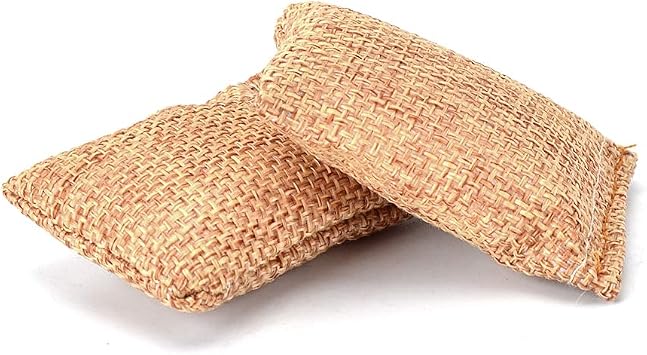 GOOACTION 110 2PCS RC Car Decoration Sandbags Decor Tool for 1/10 90046 TRX-4 D90 RC Rock Crawler Truck Car Parts,55x40mm