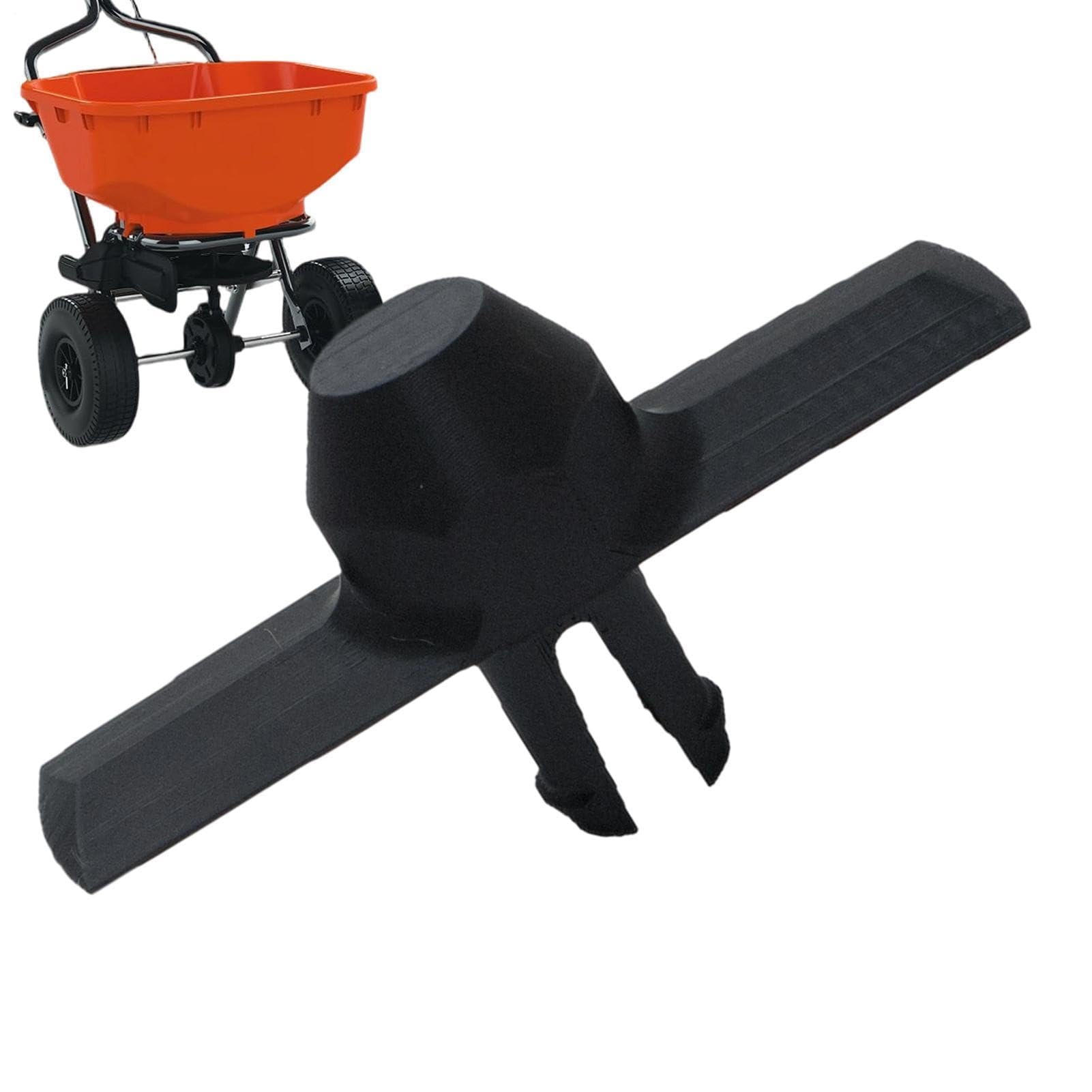 Muiltvoe Agitator Replacement, with Extension Arm Precise Fit, Broadcast Spreader Agitator Parts, for Improving Fertilizer Flow Promoting Even Distribution Uniform Mixing Spreading