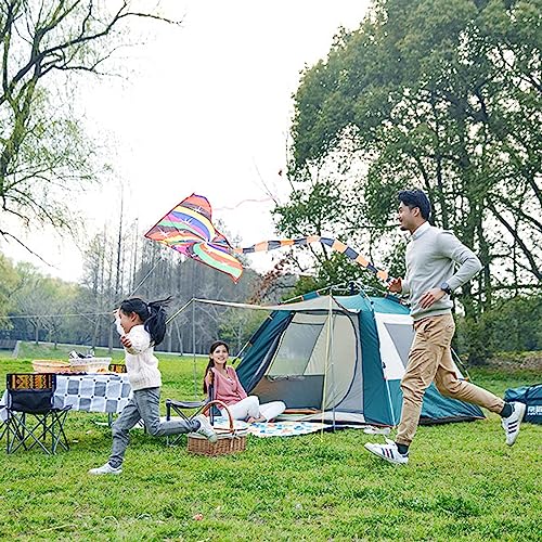 Carpa para camping 3-5 personas con toldo y fácil montaje miniatura 5