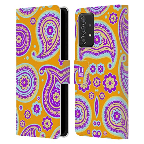 Housse cuir Samsung Galaxy A53 5G motif Paisley pour sublimer vos sorties urbaines