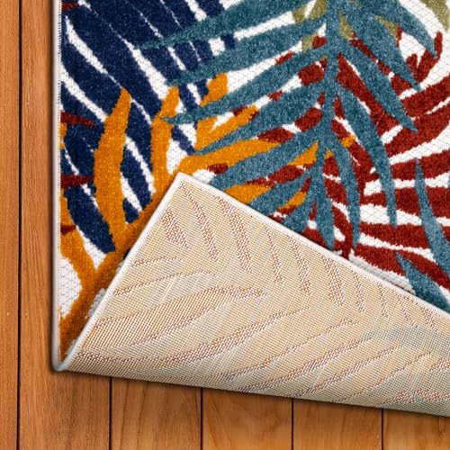 Image of Leick Home Talipot Outdoor Area Rug, 3' x 5', Multicolor