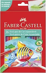 EcoLápis Aquarelavel 36 Cores, Faber-Castell, 120236G, Grafite