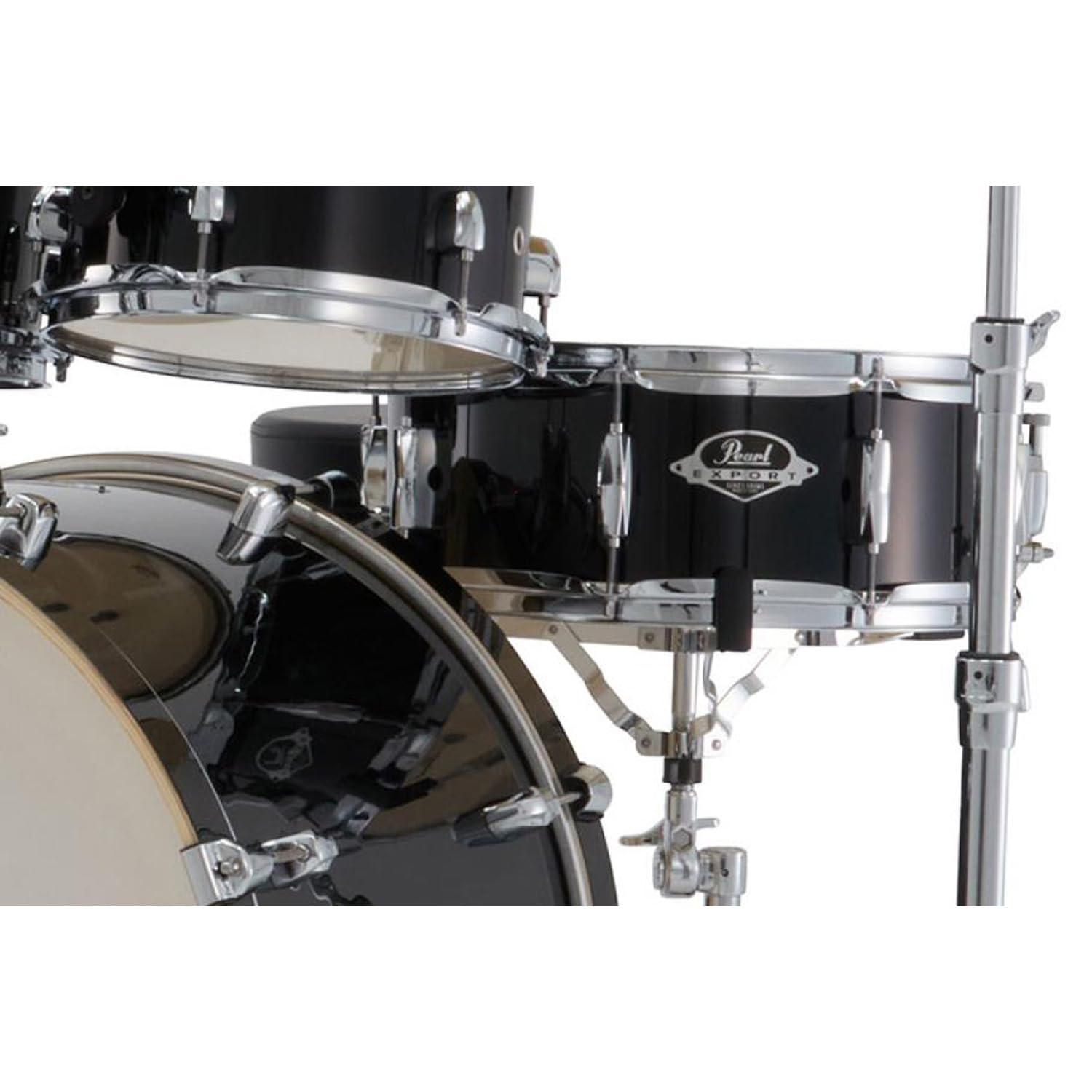 Pearl Export, EXX705NBR/C31, batteria con piatti Sabian e sgabello Keepdrum, colore nero