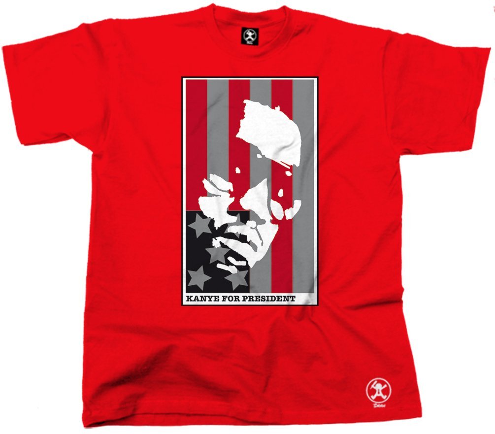 Kanye for President Tshirt Hip-Hop Top HHT-YAY10