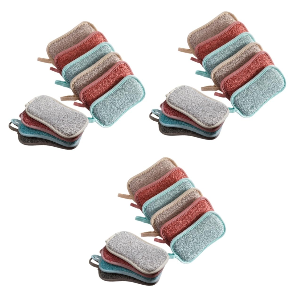 Alipis 30pièces Éponge De Nettoyage De Cuisine Éponge Récurer Multifonction pour Vaisselle Pots Et Évier Absorbante Et