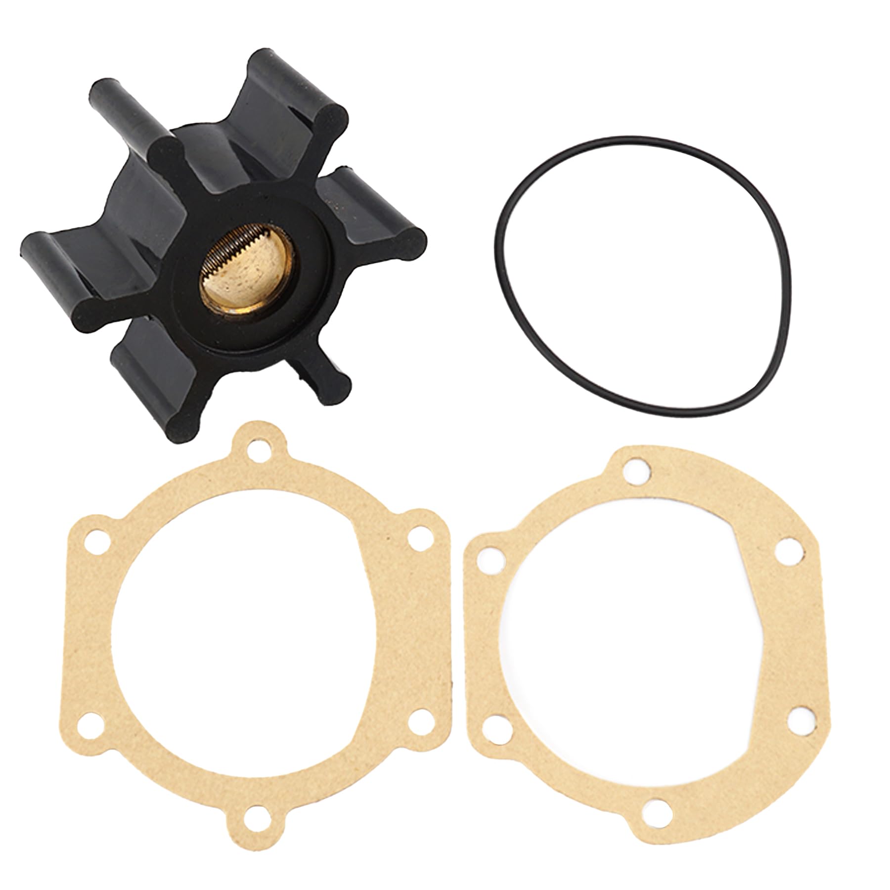 09-810B Raw Sea Water pump Impeller Kit for Jabsco Pump 18653-0001 Inboard