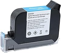 Vista 1 de 2588+ 42ML Black Red Blue Green Ink Cartridge Quick-Drying 12.7mm Print Height Universal for Handheld Inkjet Printer(Black)