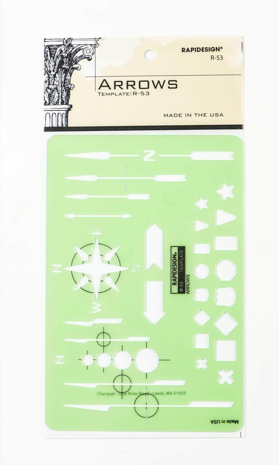RAPIDESIGNArrows Template, 1 Each (R53)