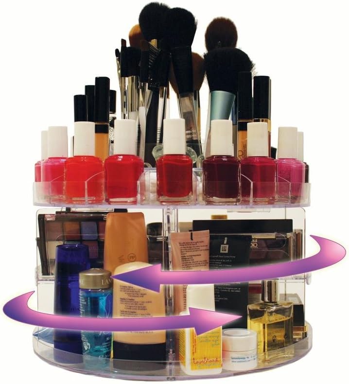 Buy From TV Glam Caddy Rotaing Organizer-The Ultimate Organizer-360 Spinng Tower