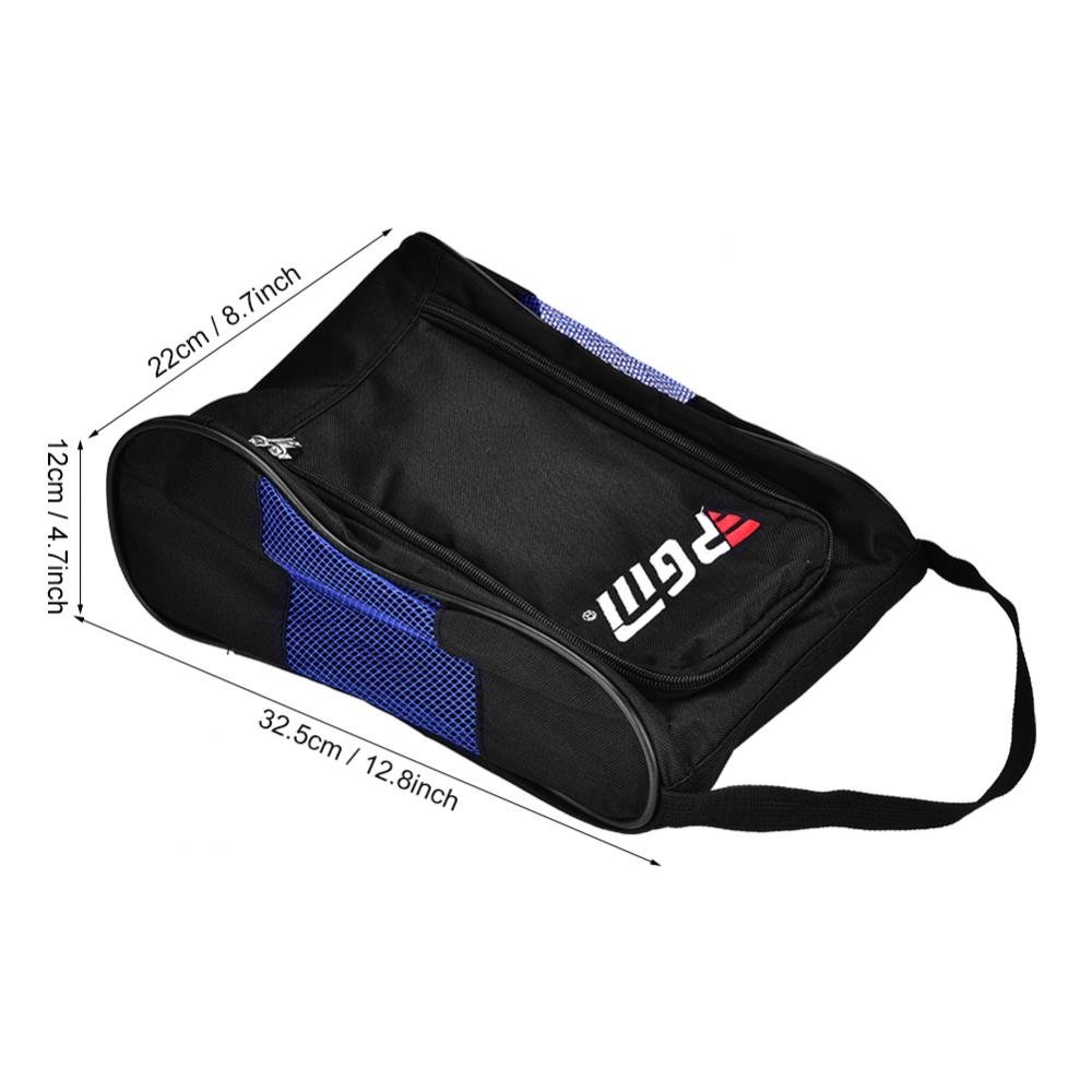 Bolsa de Zapatos de Golf Bolsa de Zapatos con Cremallera Transpirable Bolsa de Zapatos Deportivos Bolsa de Almacenamiento de Zapatos de Golf 2 Colores para Elegir(Negro y ) Bolsa Zapatos Golf