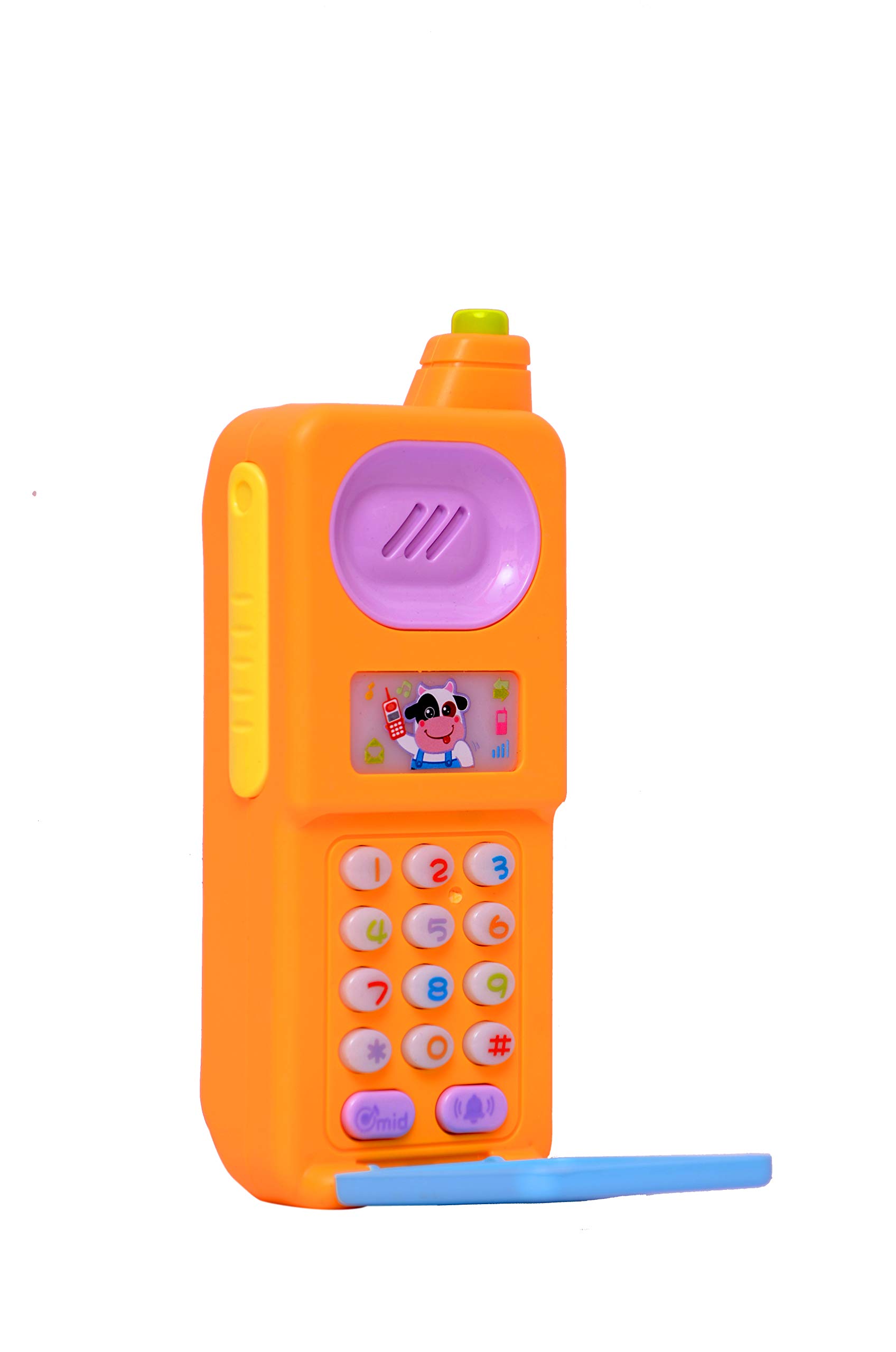 Vibgyor Vibes™ Light and Sound Flap Musical Mobile Cell Phone Toy for Kids - Pack of 1 3