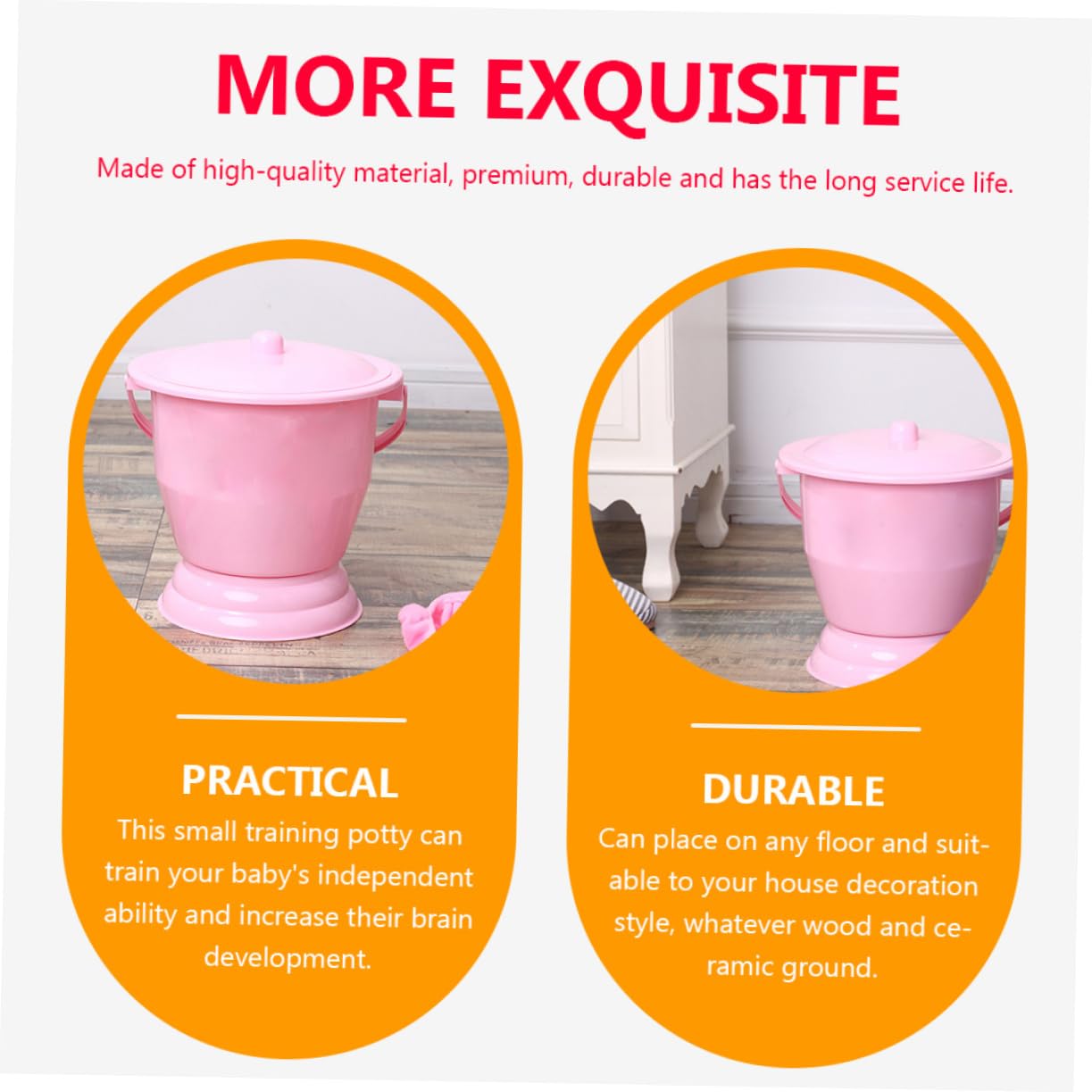 MUCKLILY Children's Urinal Kids Portable Toilet Portable Urinal for Men Ice Wine Bucket Cooler