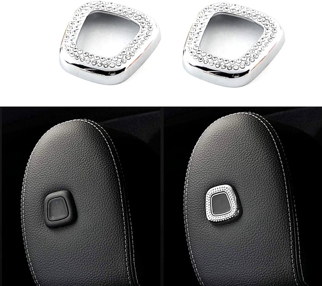 Rhinestone Decal Cover Bling Interior Modification Accessories Fit for Mercedes Benz 2019-2021 A Class GLB 2020-2021 B Class CLA GLA (Gear Lever Cover 1/pcs)