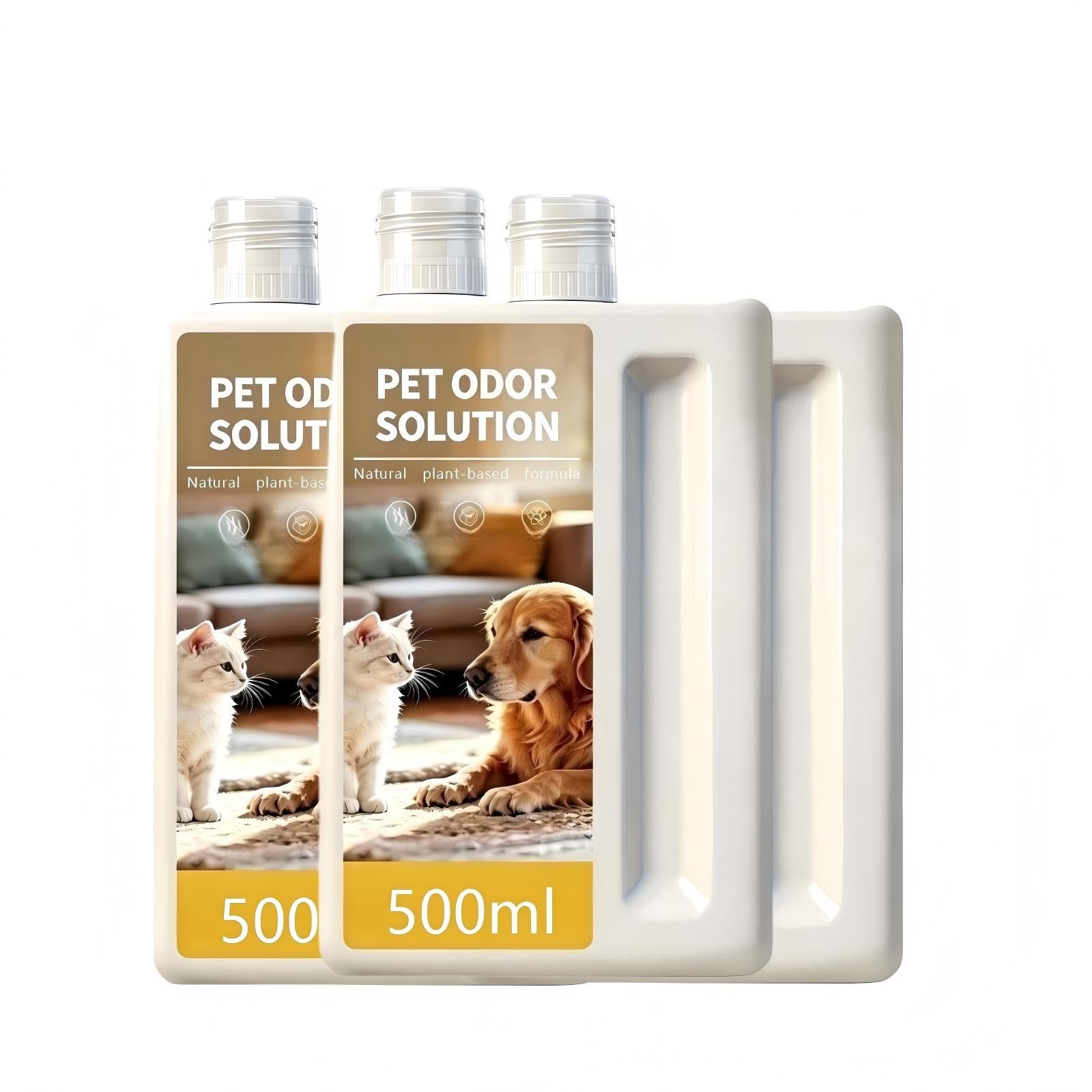 Solución De Limpieza For Mascotas De 500 Ml De 3 Piezas For Eliminar Olores, Compatible Con Dreame, Repuesto De Fórmula For Mascotas For Robot Aspirador S50 X50 Pro X40 S30