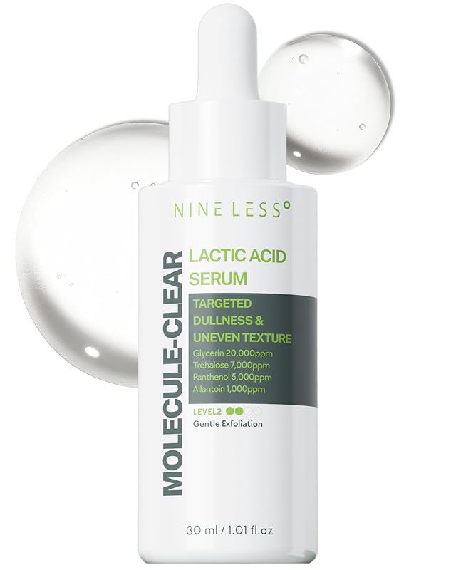 Sérum facial NINELESS Molecule-Clear com ácido lático, 30 mL