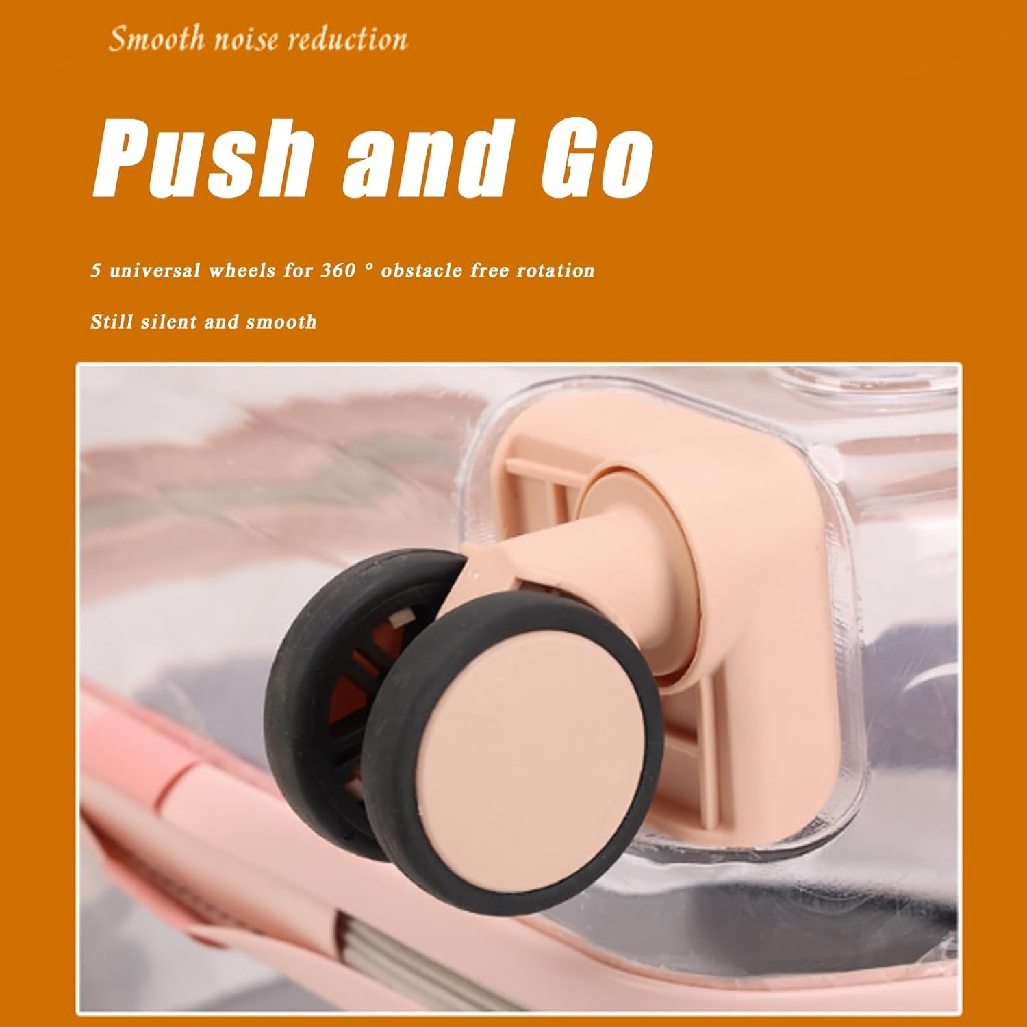 Clear Rolling Pet Carrier for Small Dogs Cat,Pet Carrier with Wheels Airline Approved,New Transparent, Simple, Large Capacity, Portable, Creative Pet Backpack, Space Cabin, Dog Luggage(A)