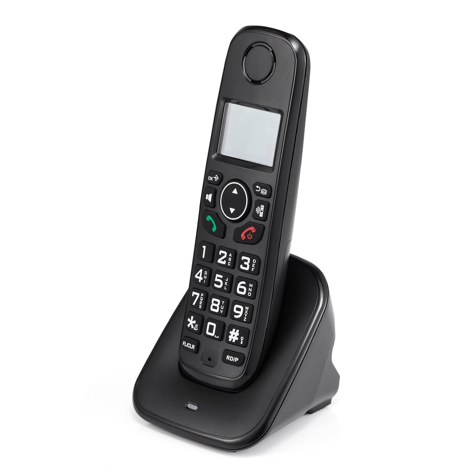 Segreteria Telefonica Cordless Compatta con ID Chiamante E Display Ad Alto Contrasto Lunga Autonomia in Standby 180 Ore per La Casa