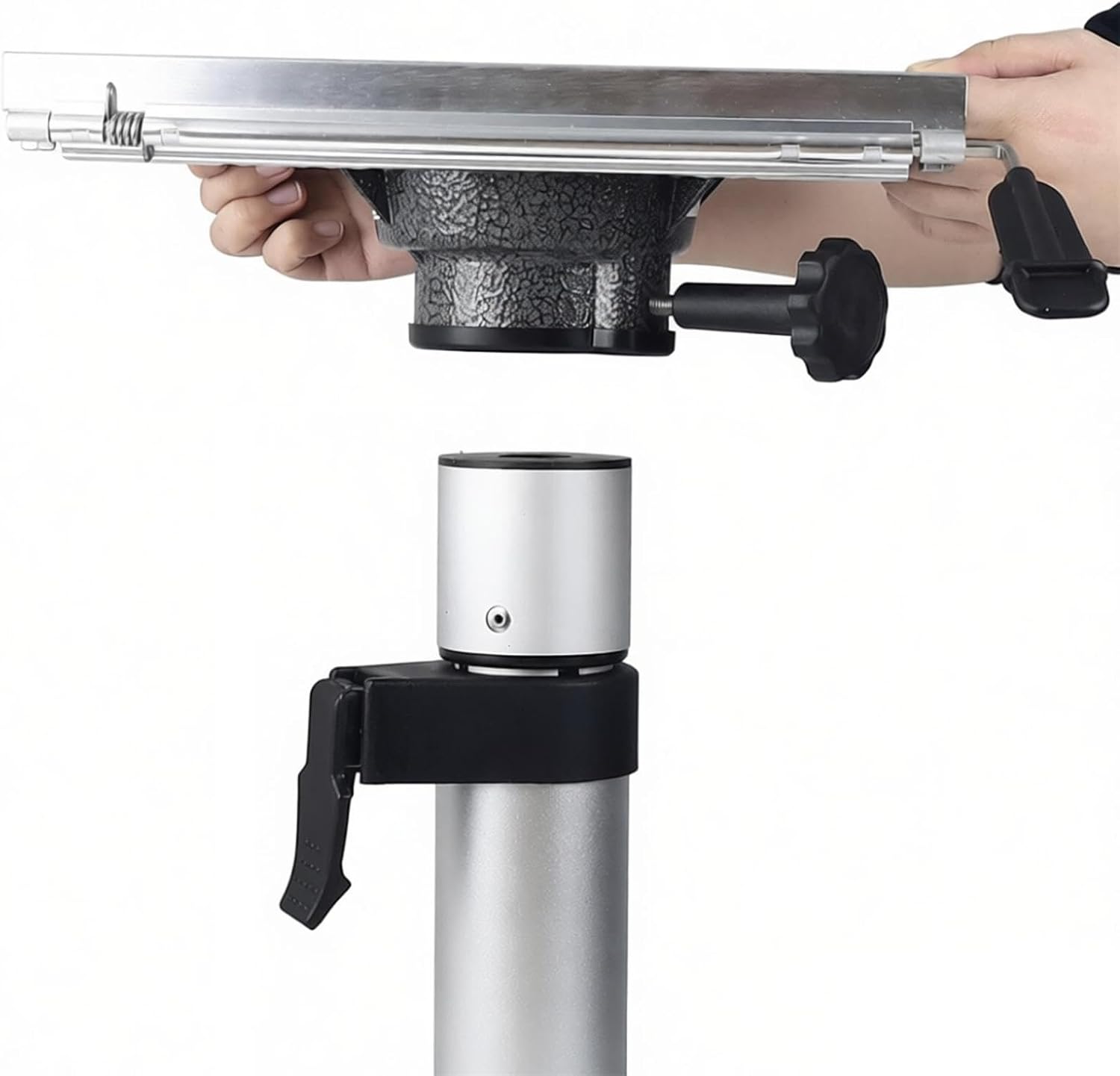 YaeMarine Boat Seat Slider Aluminum Fore & AFT Seat Slide Adjustment Boat Seat Mount Universal Fit for Most Standard Boat Seat Pedestal Bases