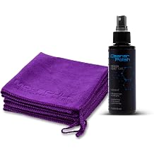 Molecule Gloss Helmet Cleaner Polish | Premium Helmet Care | Cleans & Polishes Helmets, Visors, and Goggles | 4 Ounces + Includes 3 Pack Microfiber Towels