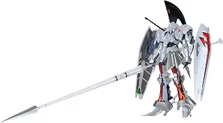 ボークス ファイブスター物語 IMS 1/144 L.E.D.ミラージュV3 =デルタ・ベルン 3007= | インジェクションプラキット、5色成型、1/144スケール、全高約202mm、全290パーツ