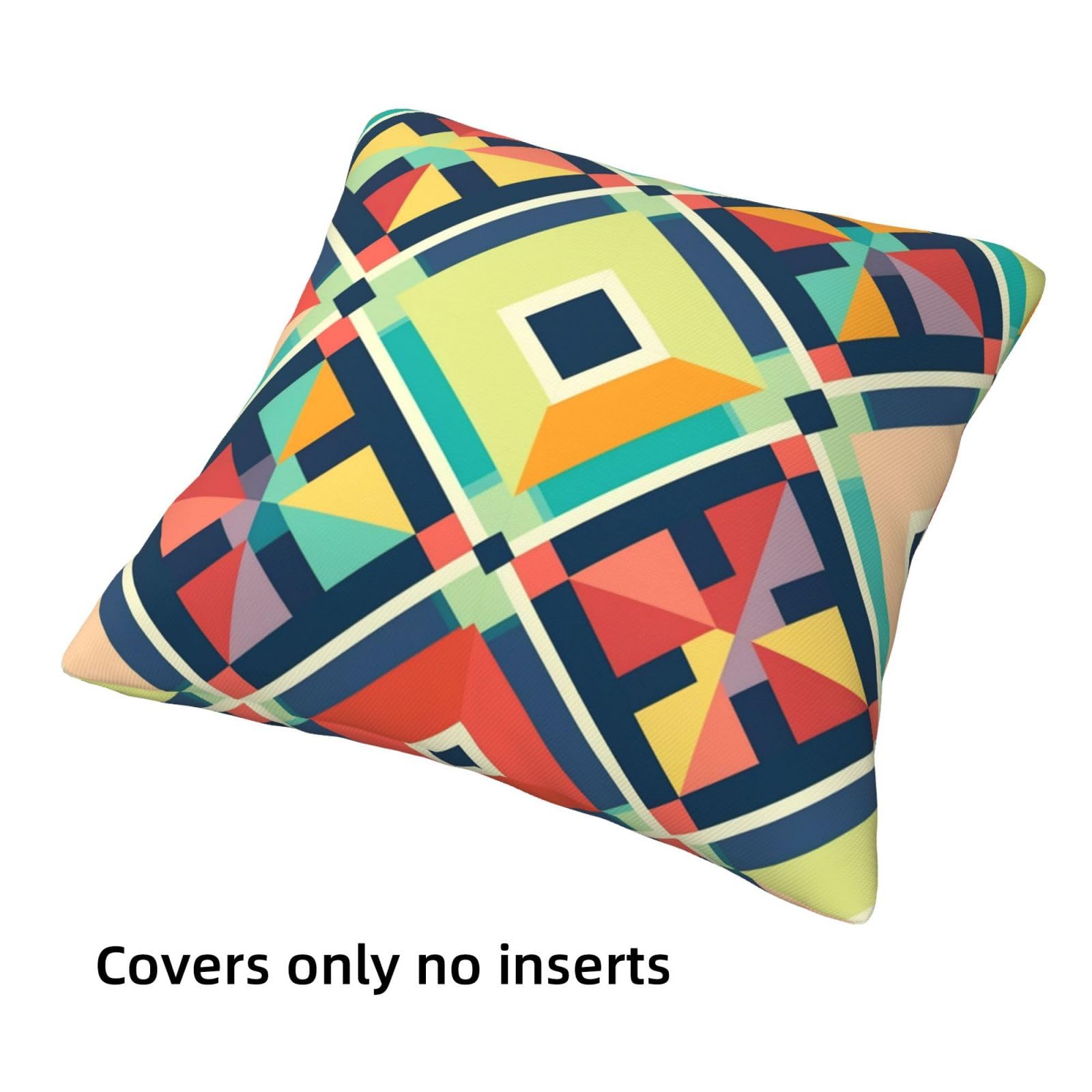 Housse de Coussin 45x45cm Lot de 4 Coussins décoratifs Mandala Peluche Courte Carré Taie D'Oreiller Fleur Housse Coussin with Invisible Zipper,pour Canapé Jardin Oreiller d'Extérieur Décor18x18in