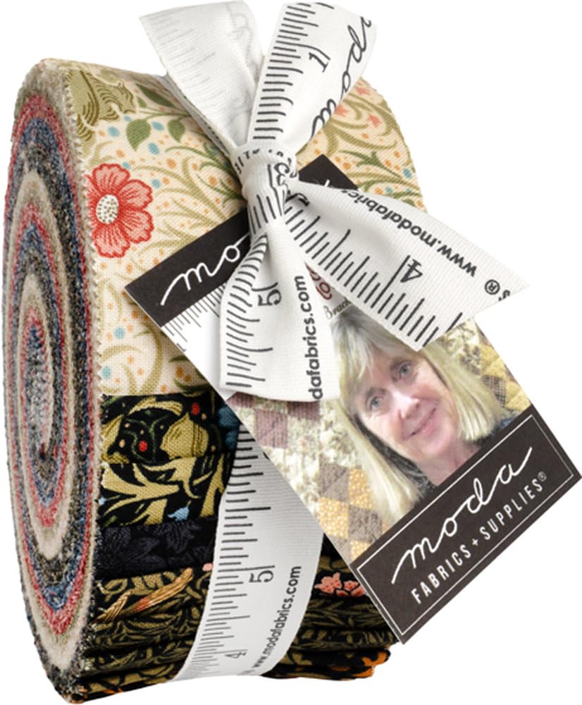 Barbara Brackman Morris Muse Jelly Roll 40 2.5-inch Strips Moda Fabrics 13380JR