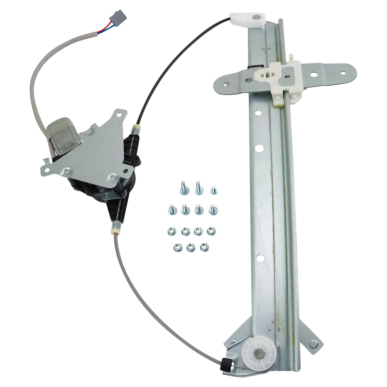 TRQ Rear Right Power Window Regulator &amp; Motor Assembly Passenger Side