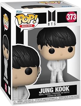 فانكو بوب! Rocks BTS - Jungkook - Jung Kook - شكل فينيل قابل للتحصيل - فكرة الهدية - البضائع الرسمية - للأطفال والكبار - عشاق الموسيقى - شكل نموذجي لهواة الجمع والعرض