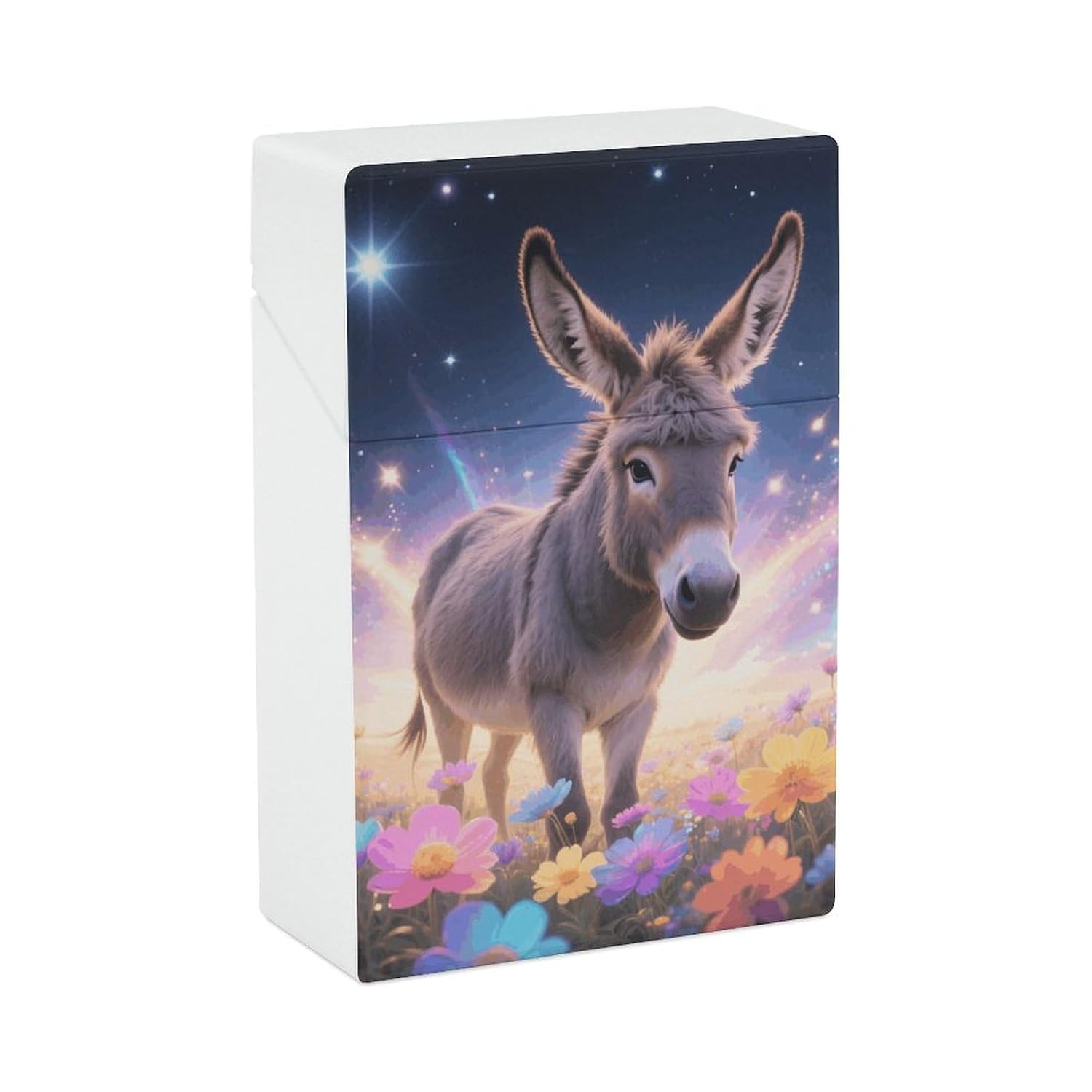 Waterproof Cigarette Case Large Capacity, Donkey in Magic Blooms