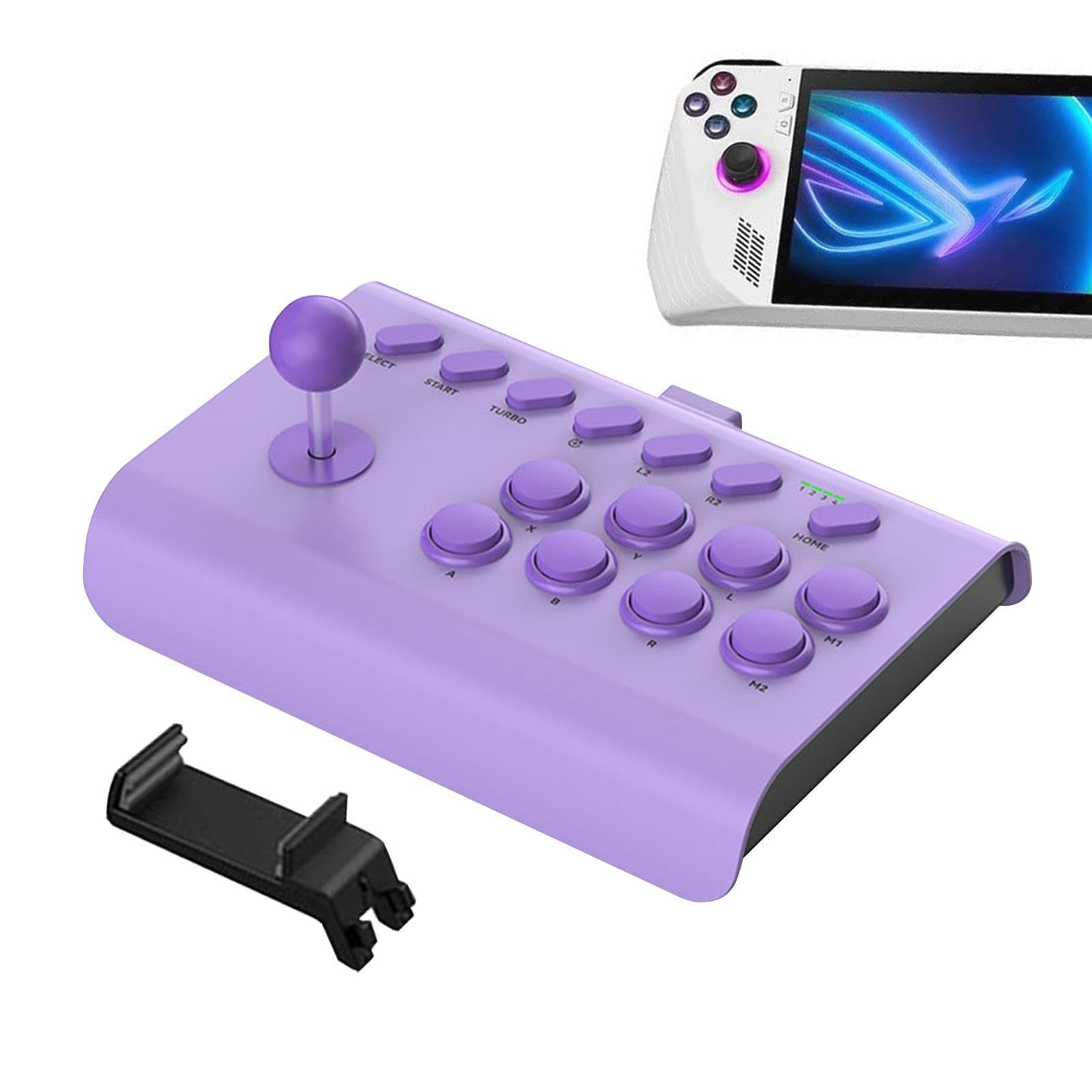 Joystick di Combattimento per Giochi Arcade con Funzioni Turbo/Macro | Joystick Arcade Fight Stick | Joystick Arcade Nostalgico Universale per PC E Console di retrò [video game] [video game]