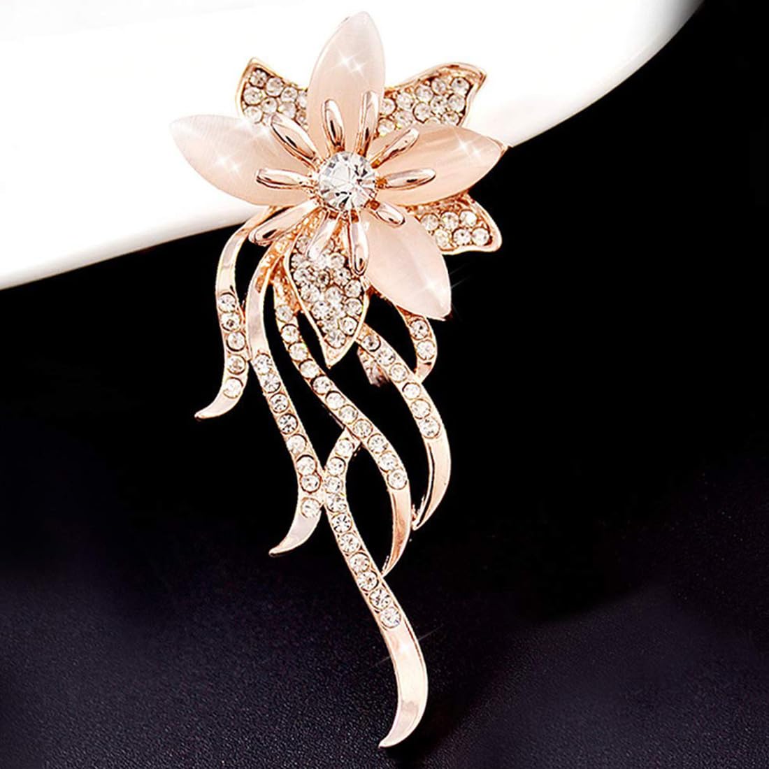 Broche Bouquet, Broche En Cristal Pour Femmes, Chic Mariage, Cadeau Filles