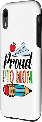 Miniatura 2 de iPhone XR Parent Teacher Organization School Volunteer Proud PTO Mom Case