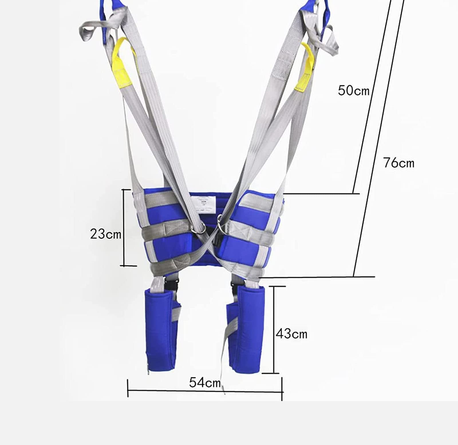 CEEBUS Grúa de Paciente Cinturón médico para Andar, Eslinga Dividida para piernas, para Ancianos y discapacitados, Soportes para Muslos, Caderas, Cintura, Espalda y lumbares. (Size : L)