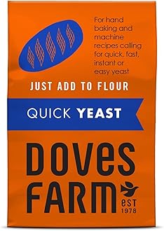 Doves Farm Quick Yeast | 125g | Pack of 8 | Premium Quality Instant Yeast for Quick and Consistent Dough Rising | Essential for Home Bakers and Professional Chefs Alike