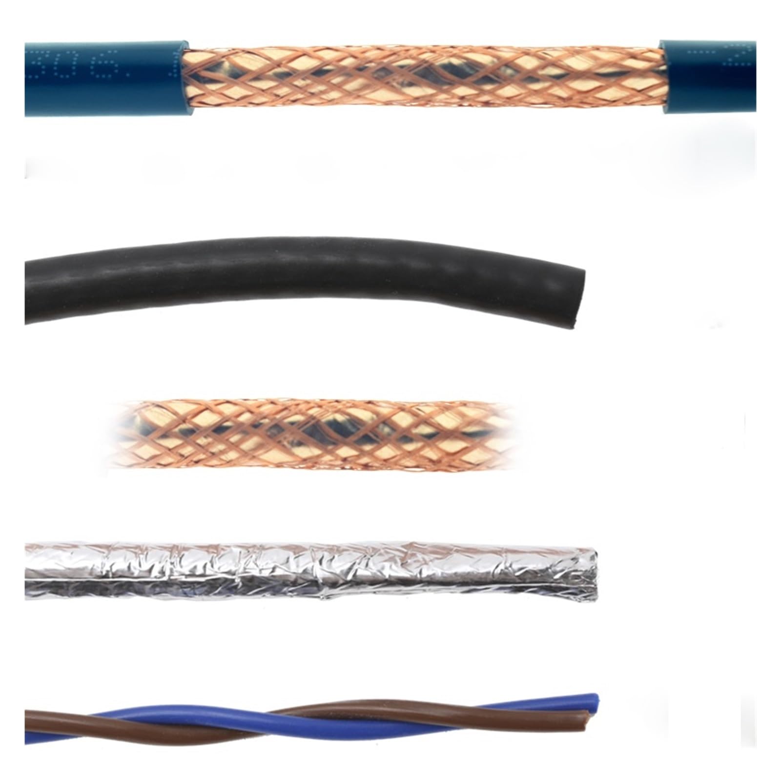 5 Meter RVVP Abgeschirmtes Kabel, Elektrische Signalleitungen, Steuersignalleitung, 2/3/4/5-polig, 0,3,75, 1, 2, Mm Kupferdraht(0.3mm,2pin)