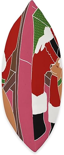 Miniatura 2 de Archi-Selectcom Almohada para perro con Papá Noel en Navidad 18 x 18 pulgadas multicolor