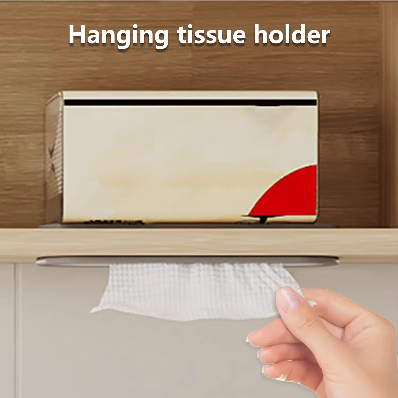 Pensile Bagno con Specchio Contenitore Materiale in Legno Massello Multistrato Mobile Pensile Bagno Salvaspazio Accessori in Metallo Adatto per Sopra Il WC(D,58 * 70cm)