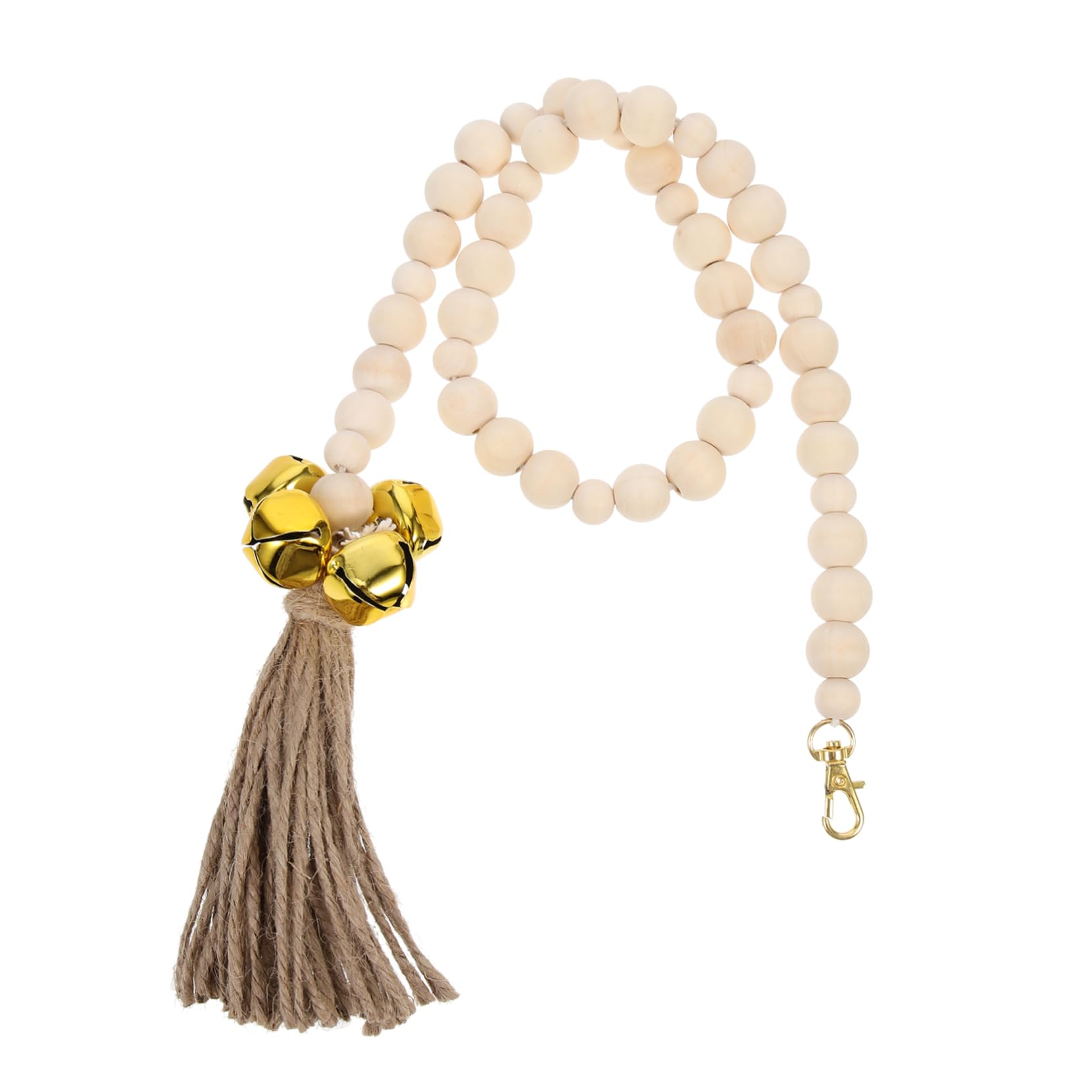 BESPORTBLE Dog Training Bell Wooden Bead Chain Bell for Potty Training Door Accessory Sound