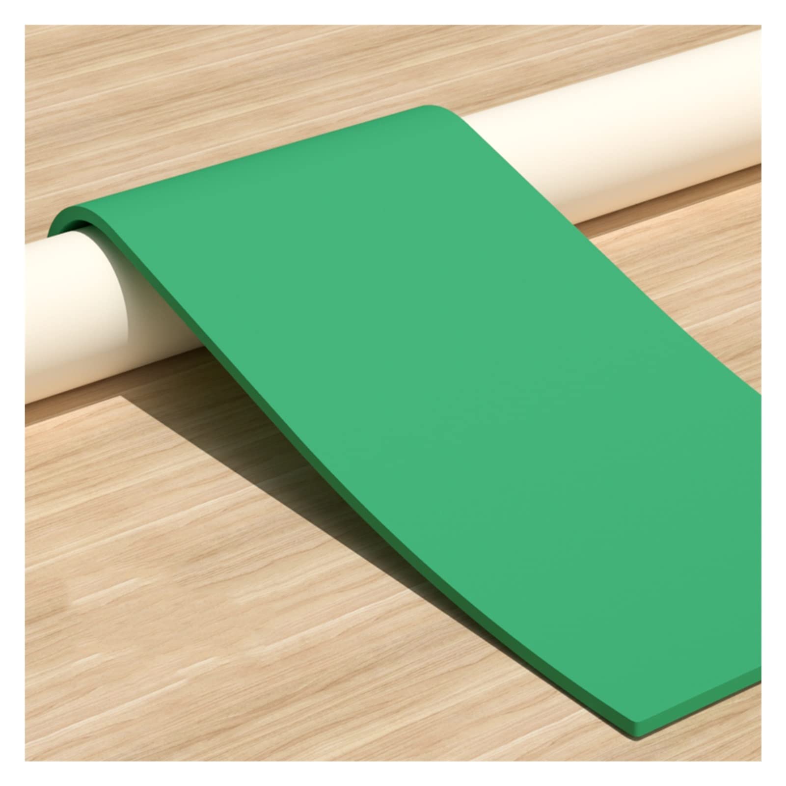 Protector de pared para garaje, borde de pared y parachoques, estacionamiento, garajes, almacenes, parachoques de estacionamiento (verde, 2 m)