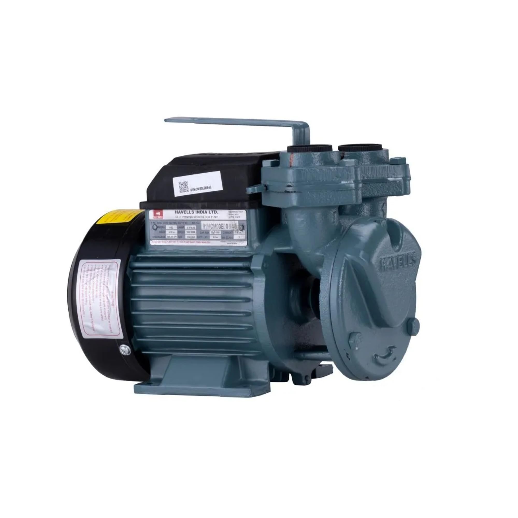 Havells Self Priming Hi-Flow HS-2 Monoblock Pump 0.37Kw/ 0.5HP-image-8