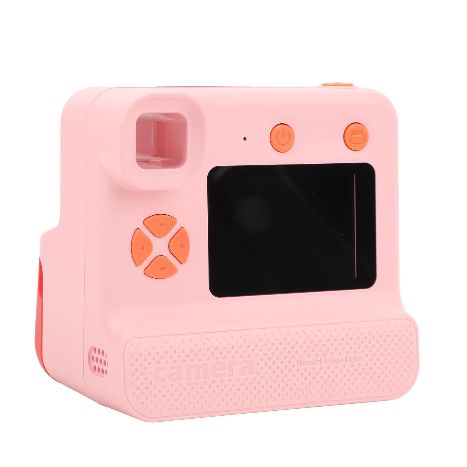 Caméra pour Enfants, Affichage Couleur HD, Lentille Rotative, Thermique, Appareil Photo Numérique pour Enfants (Pink)